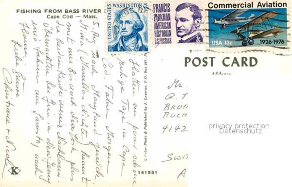 Cape Cod Mass. Fishing from Bass River – Bild 2