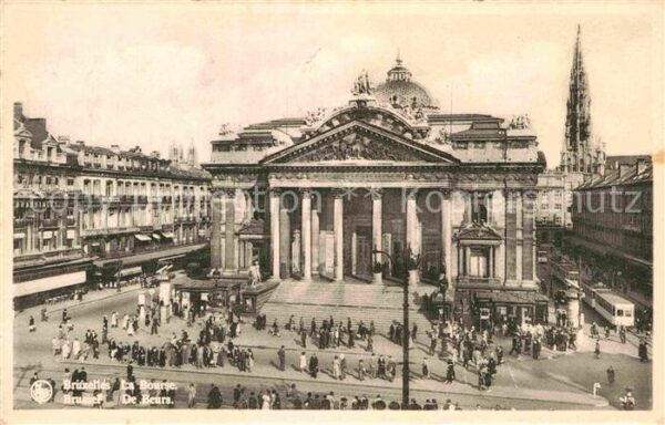 Bruxelles Bruessel La Bourse Börse