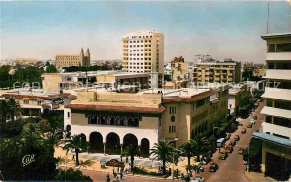 Casablanca La Poste et le Sacre Coeur