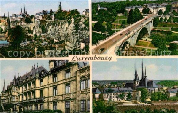 LUXEMBOURG  Luxemburg Le Bock Pont Adolphe Palais Grand Ducal