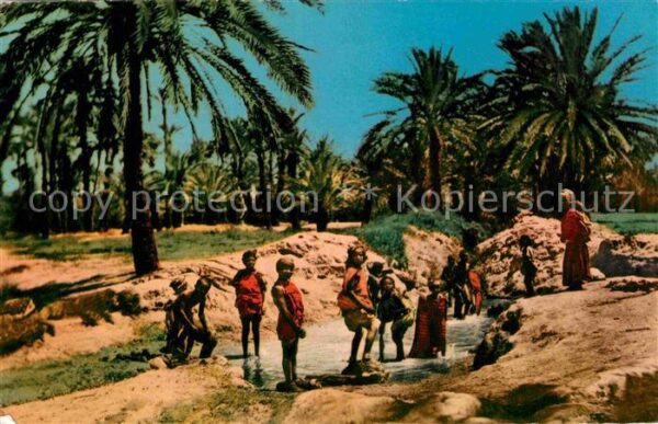 Algerien Scenes et Types Fillettes en liberte