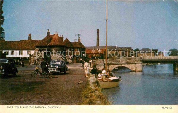 Sandwich Kent River Stour and the Barbican