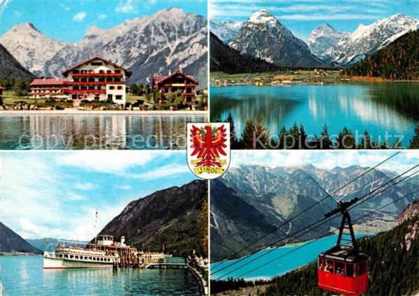 Pertisau Achensee Strandhotel Bootsanleger Ausflugsdampfe