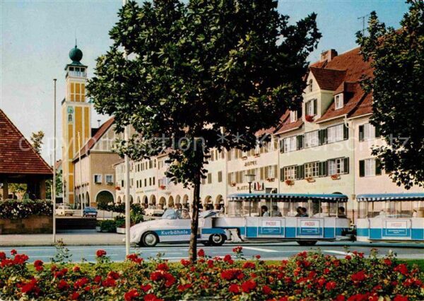 Freudenstadt Marktplatz Rathaus Kurbähnle Höhenkuror