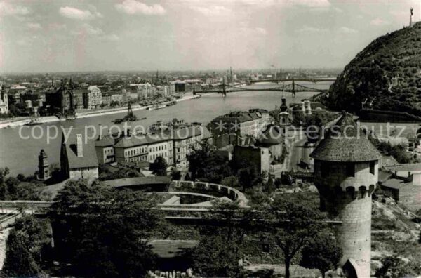 Budapest Panorama Blick über die Donau
