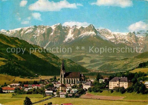 St Johann Pongau Gesamtansicht Luftkurort mit Tennengebi
