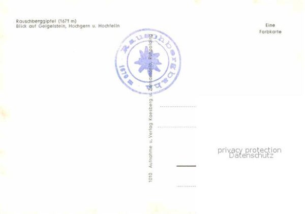 Ruhpolding Rauschberggipfel Berggaststätte Nebelme – Bild 2