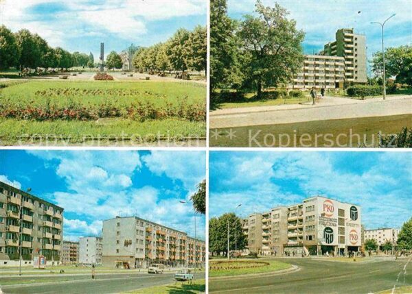 Glogow Park Siedlung Hochhäuser Wohnblocks