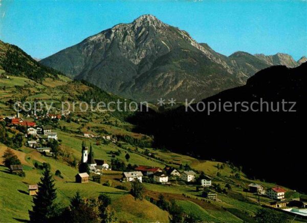 Wenns Pitztal Tirol Panorama Alpen