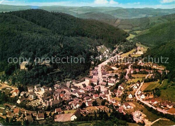 Bilstein Sauerland Luftkurort Fliegeraufnahme