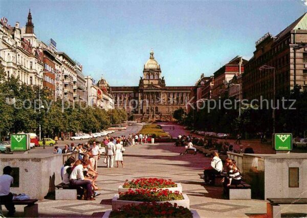 Praha Prahy Prague Vaclavske namesti Wenzelsplatz
