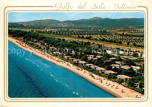 Follonica Golfo del Sole Spiaggia veduta aerea