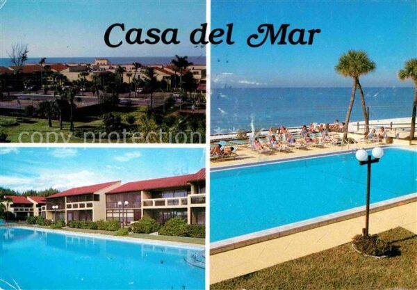 Longboat Key Casa del Mar Gulf Front Condominium Swi