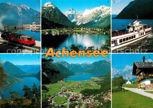 Achensee Achenseebahn Pertisau Alpen Dampfer Mau
