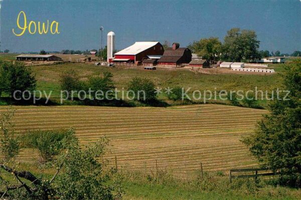 Iowa US-State Iowa's rich farmlands