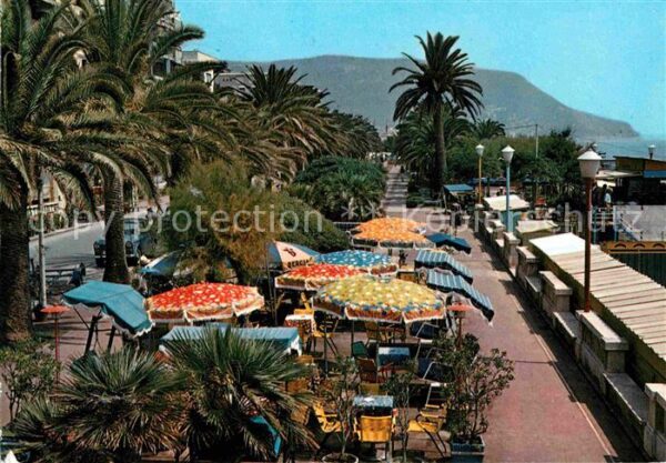 Pietra Ligure Passeggiata a mare Promenade Strassenca