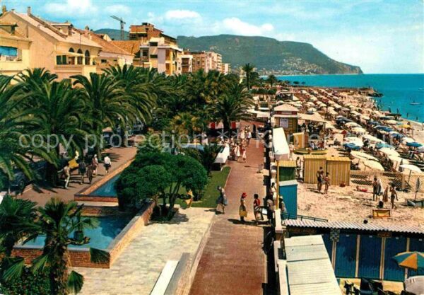 Pietra Ligure Spiaggia e passeggiata Riviera delle Pa