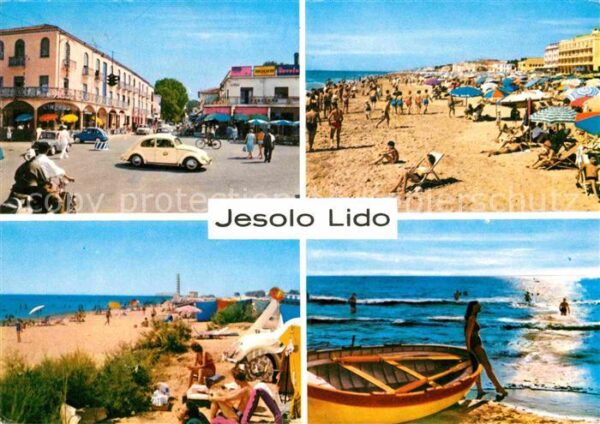 Jesolo Lido Strassenpartie Strand