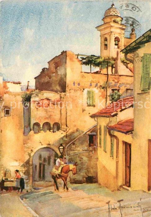 Sanremo Antica porta San Giuseppe Peinture Küns