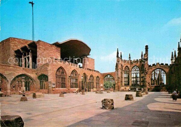 Coventry Cathedral the old and the new