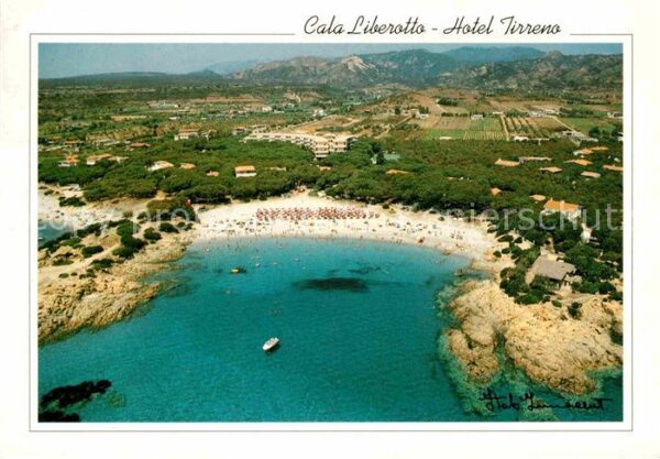 Orosei Cala Liberotto Hotel Tirreno veduta aer