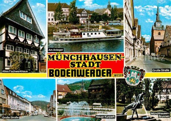 Bodenwerder Fachwerkhaus Dampfer Anleger Grosse Str