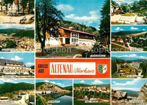 Altenau Harz Leuchtfontäne Kurhotel Okertalsperre Ku