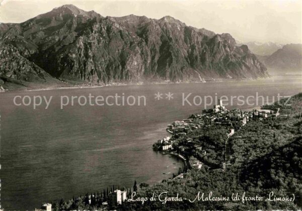 Malcesine Lago di Garda Panorama Gardasee Alpen