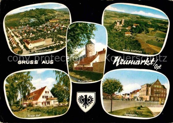 Neumarkt Oberpfalz Mariahilfberg Ruine Wolfstein Pulvertur