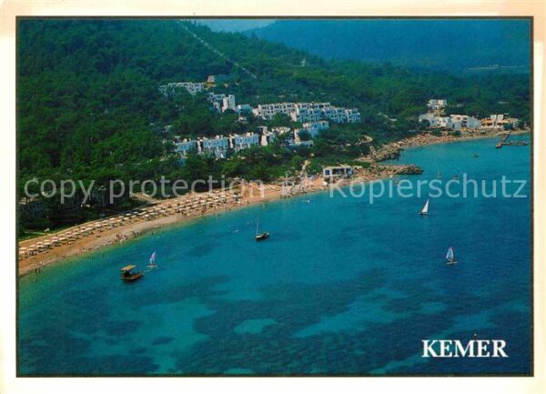 Kemer Tuerkei Turkey Hotels Strand Küste Fliegeraufnahme