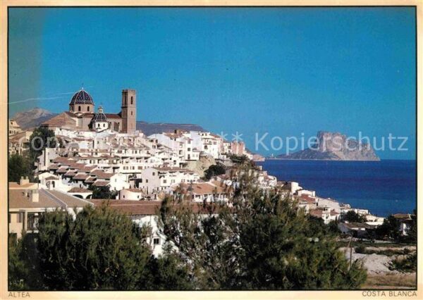 Altea y el penon de Ifach