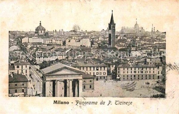 Milano Panorama da P Ticinese