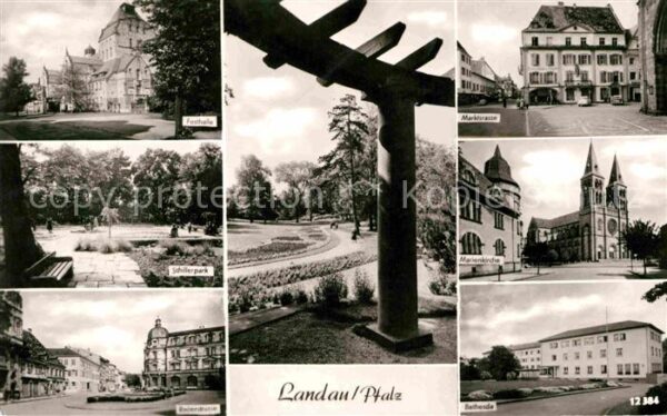 Landau Pfalz Festhalle Schillerpark Reiterstrasse Ma