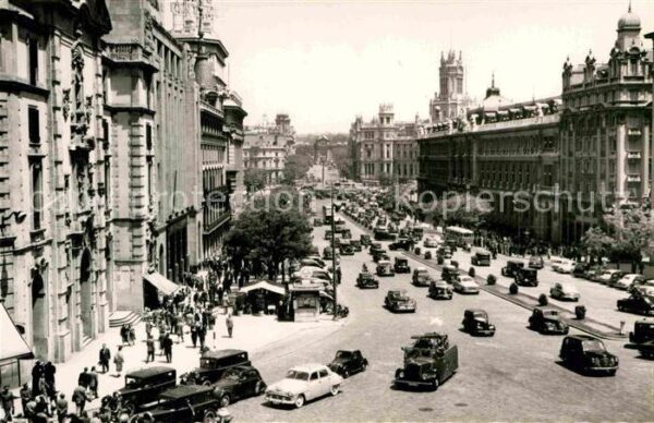 Madrid Spain Calle de Alcala