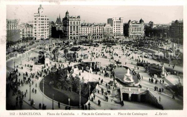 Barcelona Cataluna Plaza de Cataluna