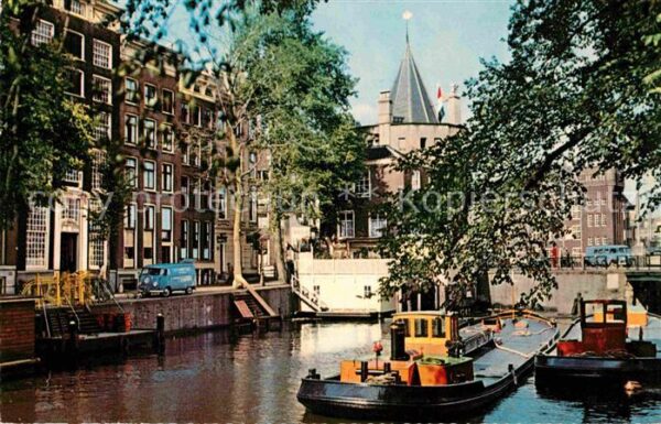 Amsterdam Niederlande Geldersekade met Schreierstoren