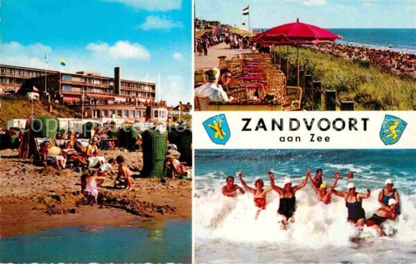 Zandvoort Holland Strand Promenade Badespass