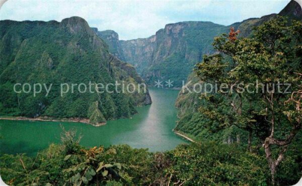 Chiapas Mexico Torres Dam Chicoasen at the Sumidero Ca