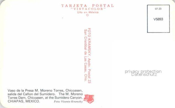 Chiapas Mexico Torres Dam Chicoasen at the Sumidero Ca – Bild 2
