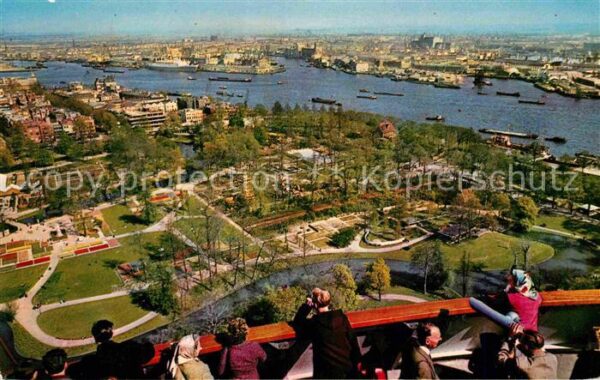 Rotterdam De Floriade gezien vanaf de Euromast