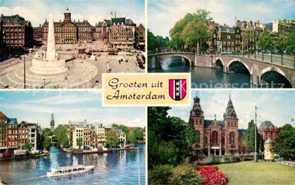 Amsterdam Niederlande Orts und Teilansichten