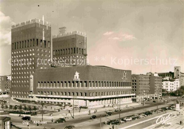 Oslo Norwegen Radhuset