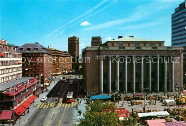 Stockholm Kungsgatan och Konserthuset