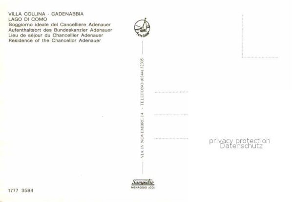 Cadenabbia Lago di Como Villa Collina – Bild 2
