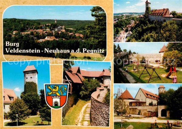 Neuhaus Pegnitz Burg Veldenstein Teilansichten Spielpla