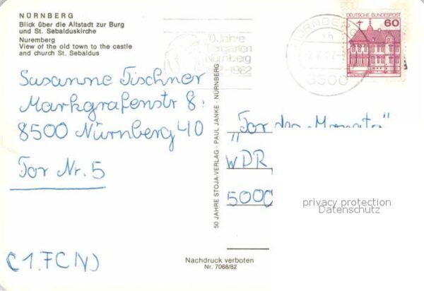 Nuernberg Altstadt mit Burg und St Sebalduskirche – Bild 2