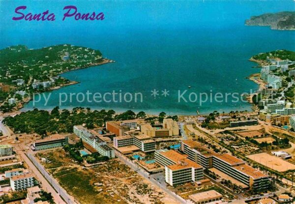 Santa Ponsa Mallorca Islas Baleares Fliegeraufnahme