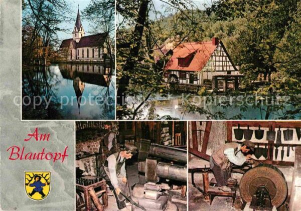 Blaubeuren Am Blautopf Schwäbische Alb Historische