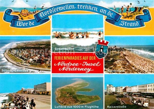 Norderney Nordseebad Strandpromenade Badespass Nordstrand Sa