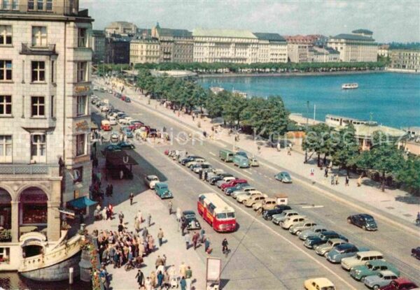 Hamburg Jungfernstieg und Binnenalster